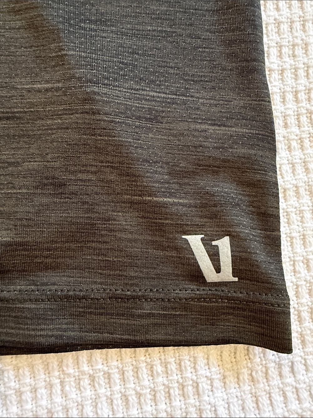 Vuori Men's Dark Charcoal Short Sleeve Zephyr Tee - Picture 5 of 7